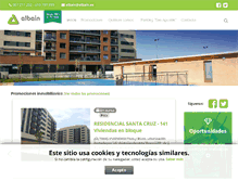 Tablet Screenshot of albain.es
